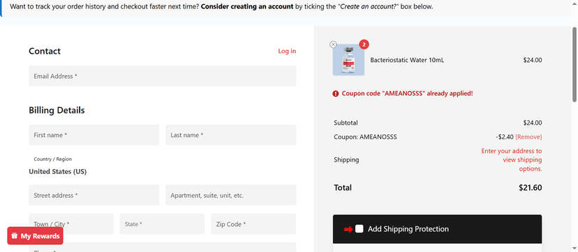 First Order Discount - 10% Off by Ameano Peptides for New Users